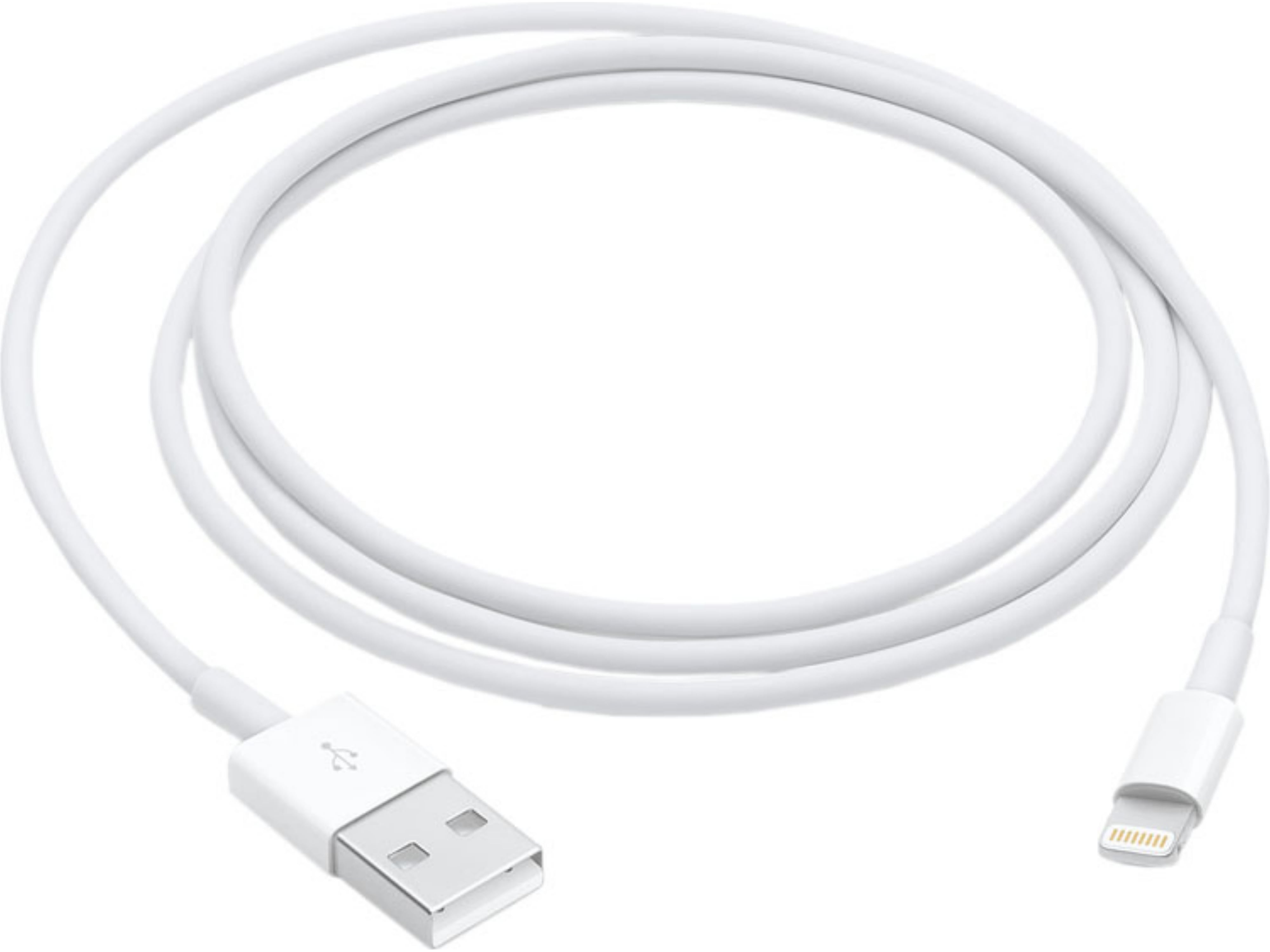 Кабель для Apple Lightning to USB 1м  (Белый)