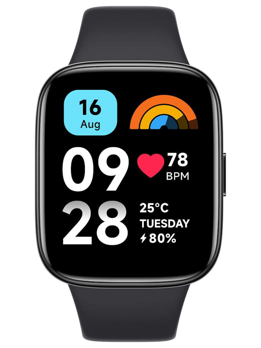 Смарт-часы Xiaomi Redmi Watch 3 Active (Черный)