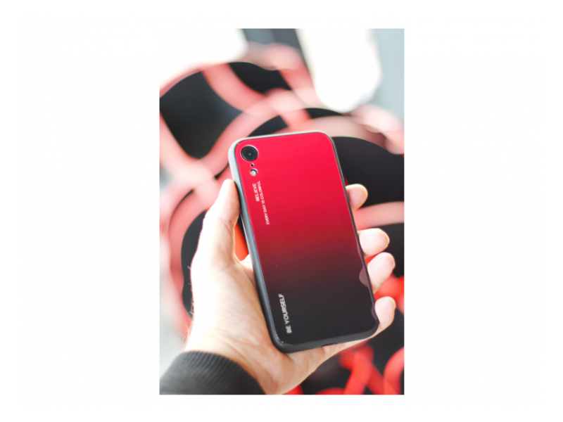 Клип-кейс Xiaomi Redmi Note 7 Glass Красный