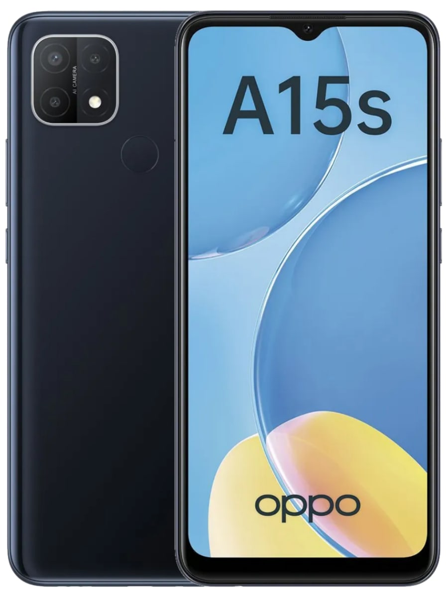 OPPO A15S 64 Гб (Черный)