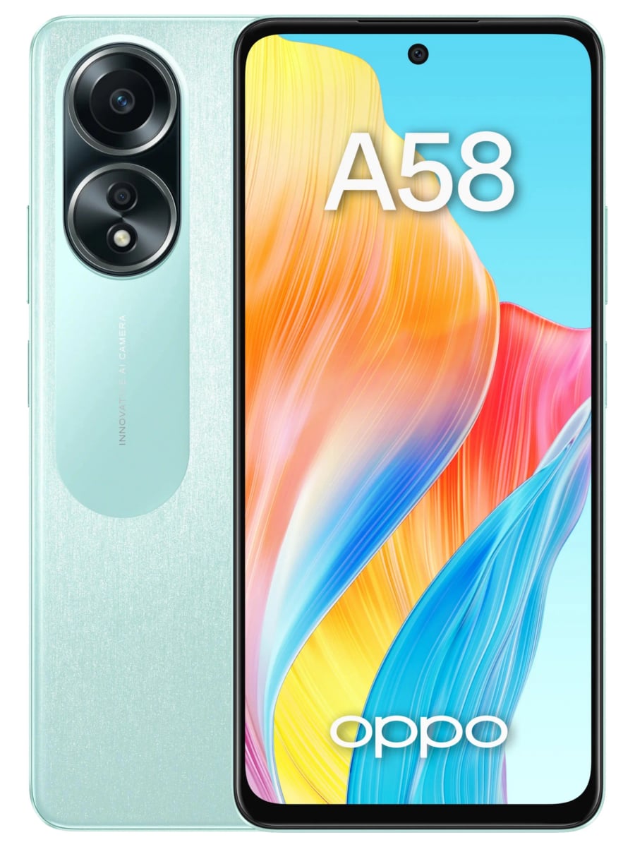 OPPO A58 6/128 Гб (Зеленый): купить по выгодной цене в интернет-магазине  Мобиком.ру – описание OPPO A58 6/128 Гб (Зеленый), фото, отзывы