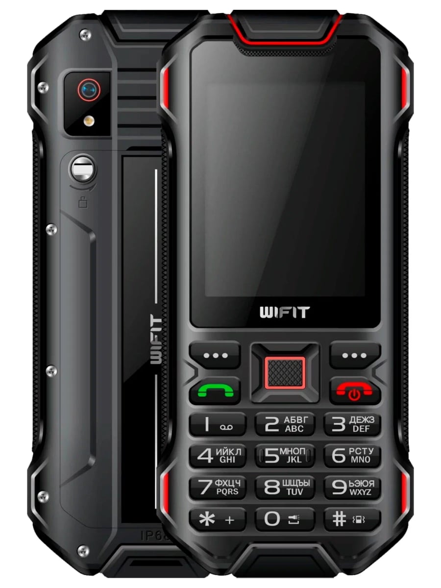 Телефон Wifit WIRUG F1 Black