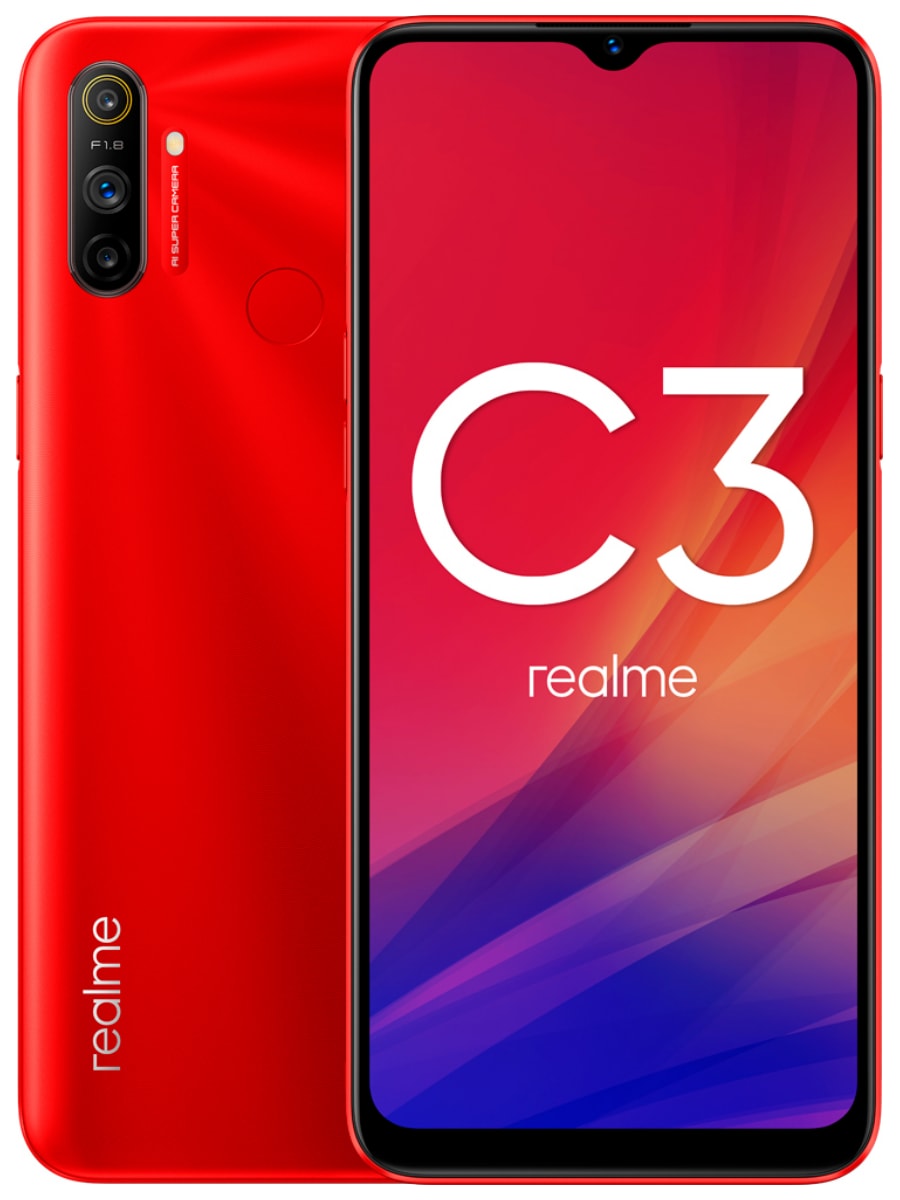 Смартфон Realme C3 64 Гб (Красный)