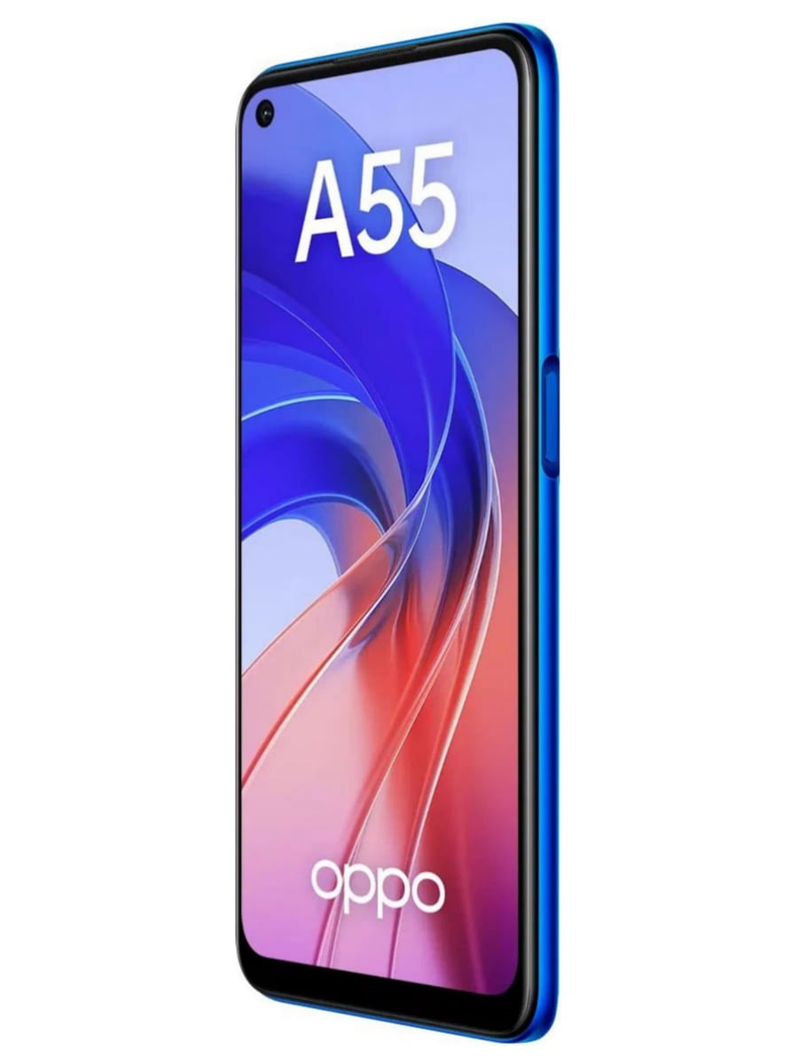 OPPO A55 4/64 Гб (Синий): купить по выгодной цене в интернет-магазине  Мобиком.ру – описание OPPO A55 4/64 Гб (Синий), фото, отзывы