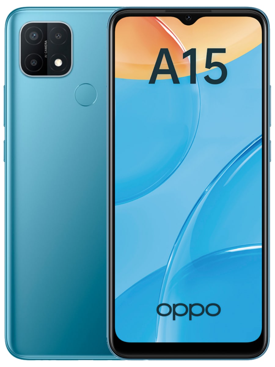 OPPO A15 32 Гб (Синий): купить по выгодной цене в интернет-магазине  Мобиком.ру – описание OPPO A15 32 Гб (Синий), фото, отзывы