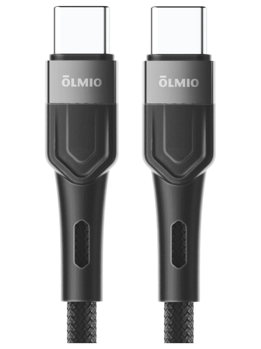 Кабель Type-C - Type-C OLMIO 60W, USB2.0, 1.2м