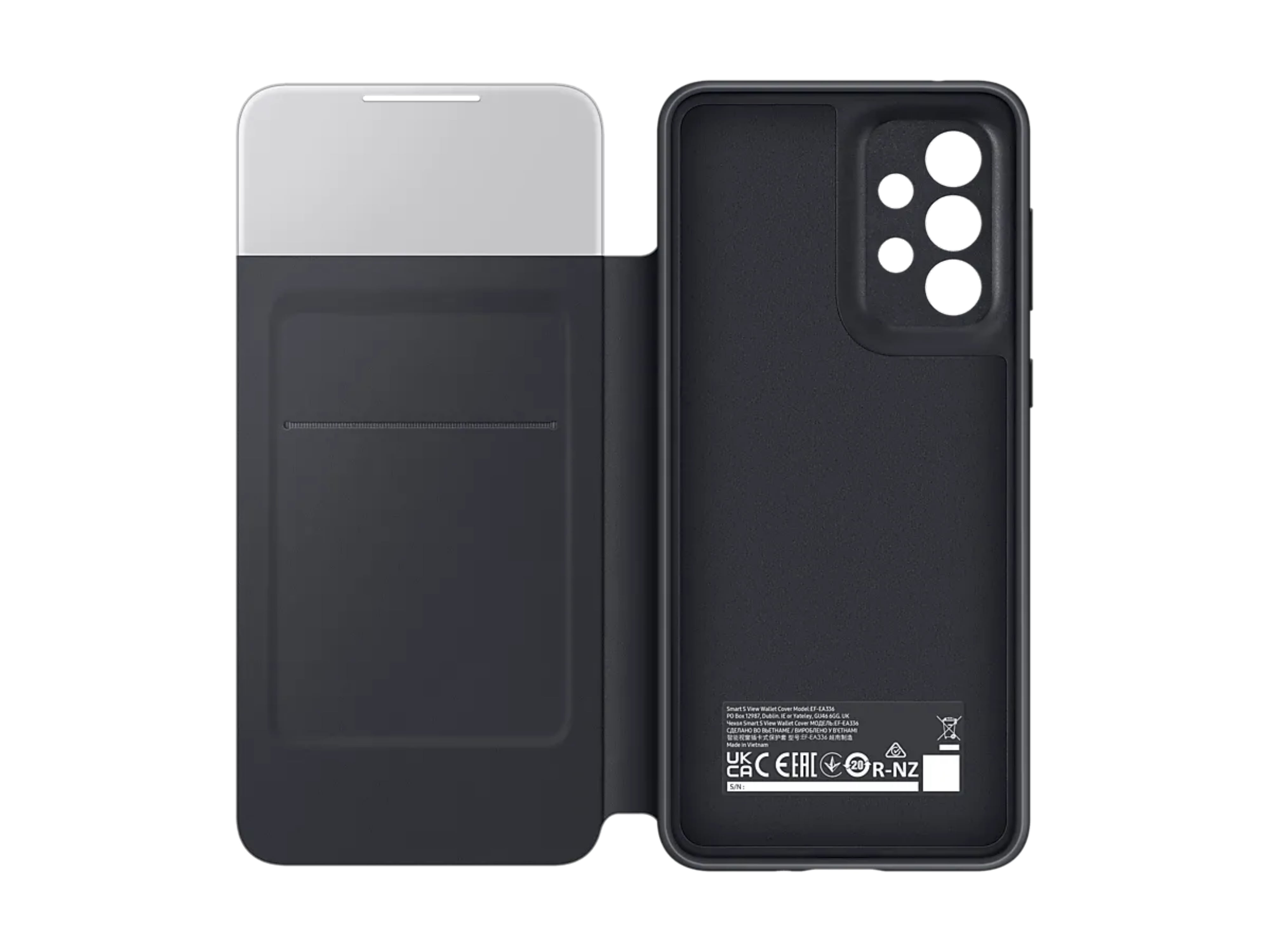 Smart view wallet cover