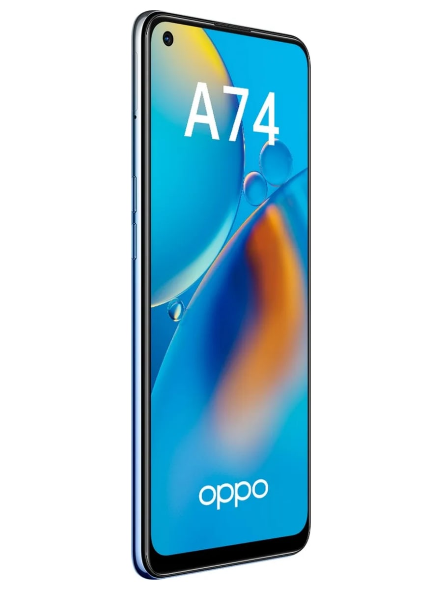 OPPO A74 128 Гб (Синий): купить по выгодной цене в интернет-магазине  Мобиком.ру – описание OPPO A74 128 Гб (Синий), фото, отзывы