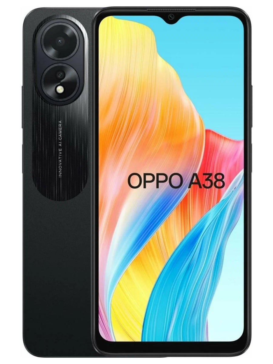 OPPO A38 4/128 Гб (Черный): купить по выгодной цене в интернет-магазине  Мобиком.ру – описание OPPO A38 4/128 Гб (Черный), фото, отзывы