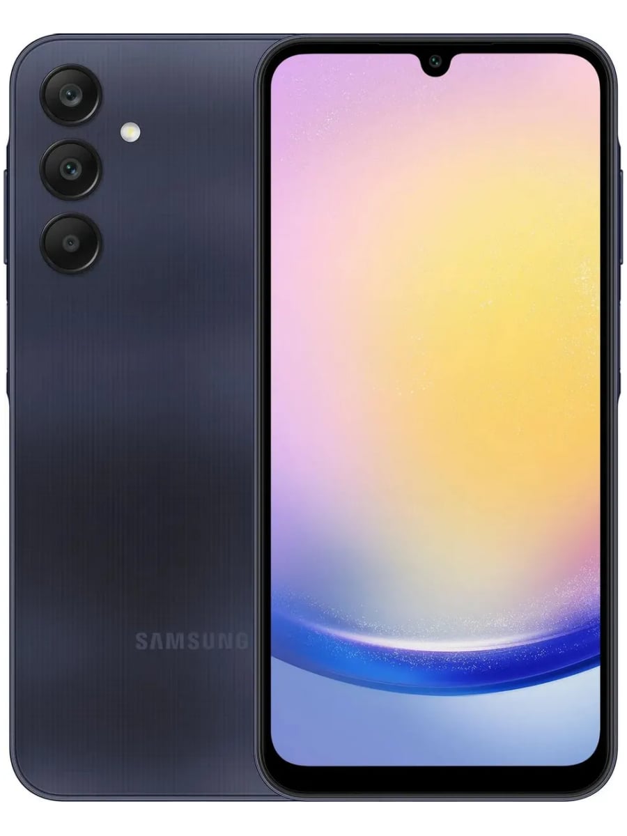 Samsung SM-A256 Galaxy A25 8/256 Гб (Голубой): купить по выгодной цене в  интернет-магазине Мобиком.ру – описание Samsung SM-A256 Galaxy A25 8/256 Гб  (Голубой), фото, отзывы