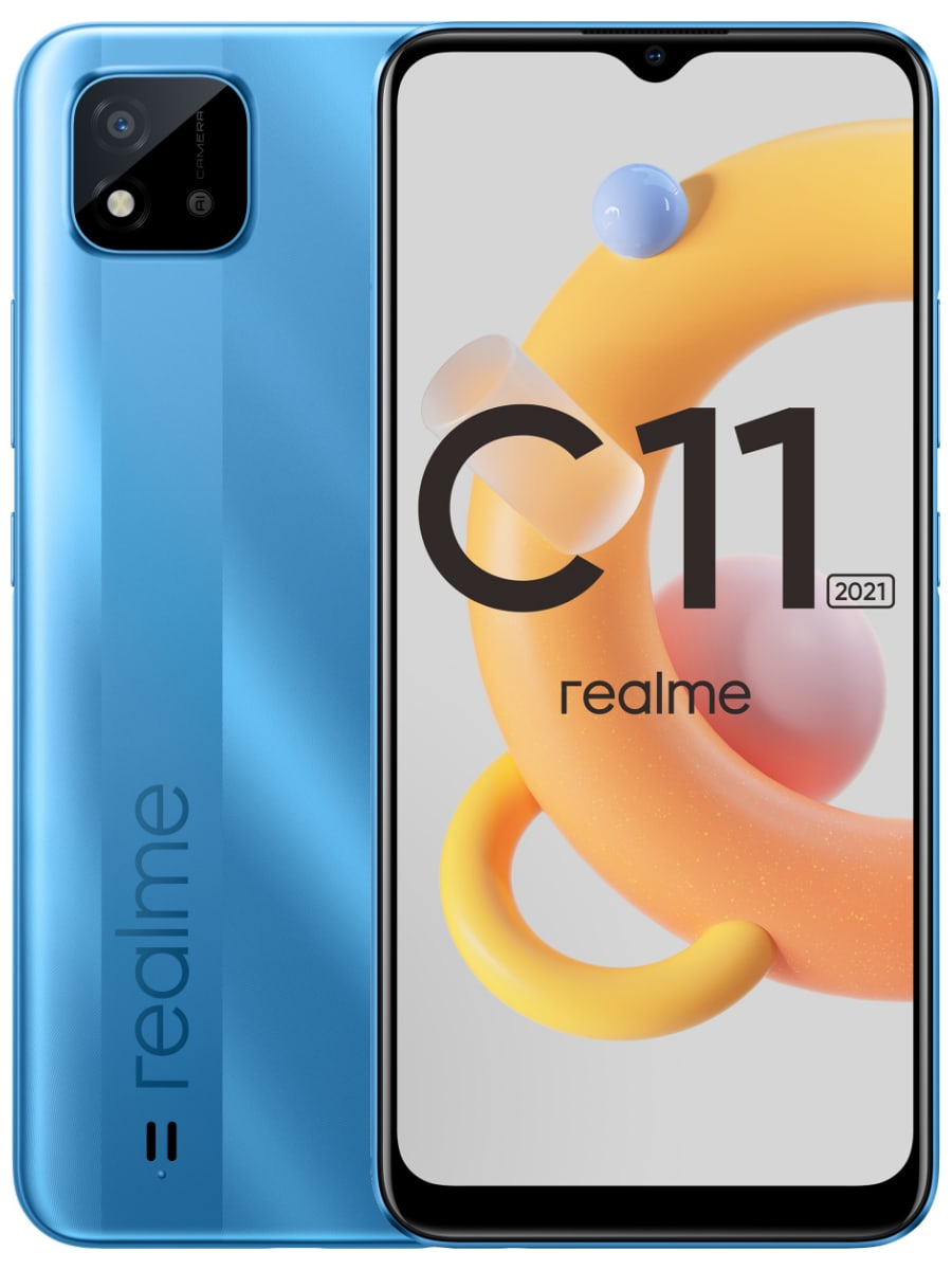 Realme C11 2021 4/64 Гб (Голубой): купить по выгодной цене в  интернет-магазине Мобиком.ру – описание Realme C11 2021 4/64 Гб (Голубой),  фото, отзывы