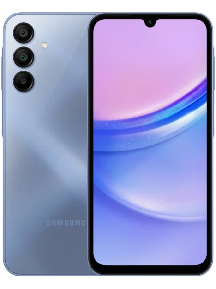 Смартфон Samsung SM-A155 Galaxy A15 6/128 Гб (Голубой)