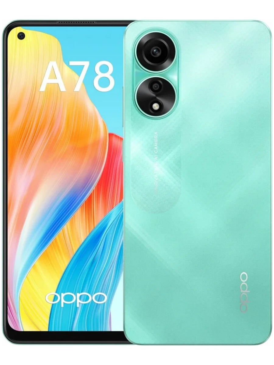 OPPO A78 4G 8/128 ГБ (Зеленый): купить по выгодной цене в интернет-магазине  Мобиком.ру – описание OPPO A78 4G 8/128 ГБ (Зеленый), фото, отзывы