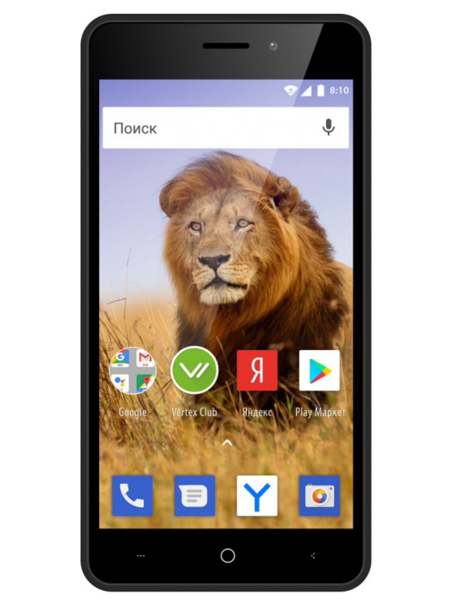 Смартфон Vertex Impress Lion 3G Dual Cam 8 Гб (Голубой)