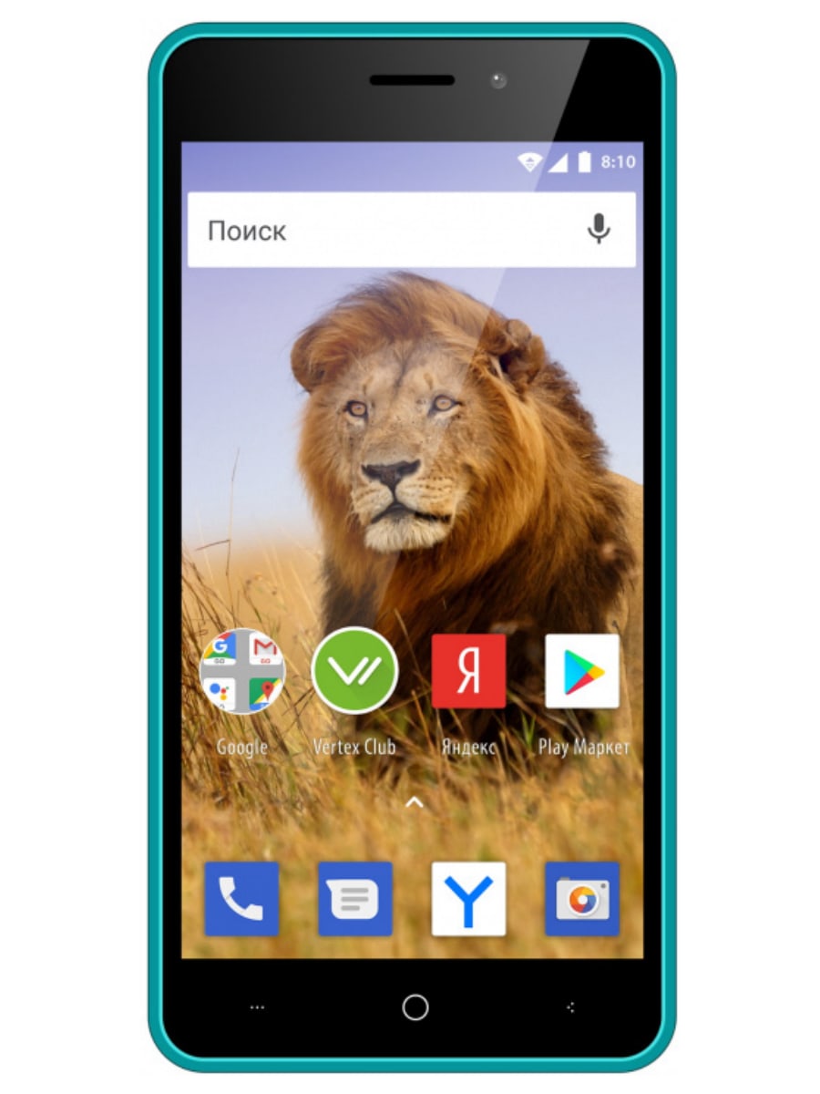 Смартфон Vertex Impress Lion 3G Dual Cam 8 Гб (Голубой)