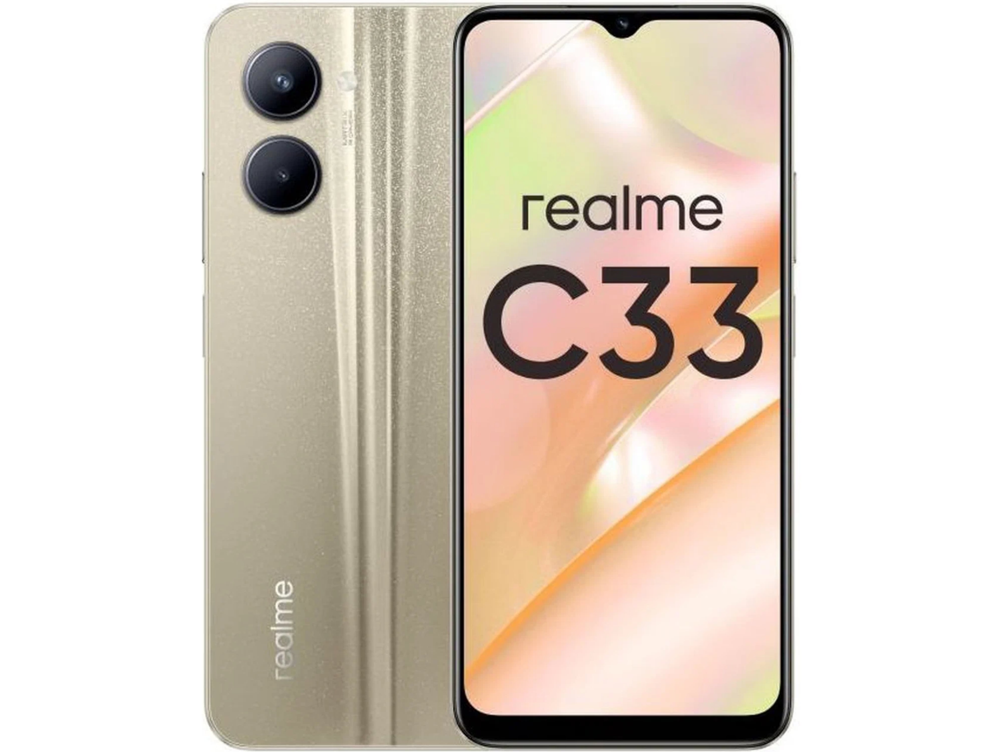 Смартфон Realme С33 3/32 Гб (Золотой)