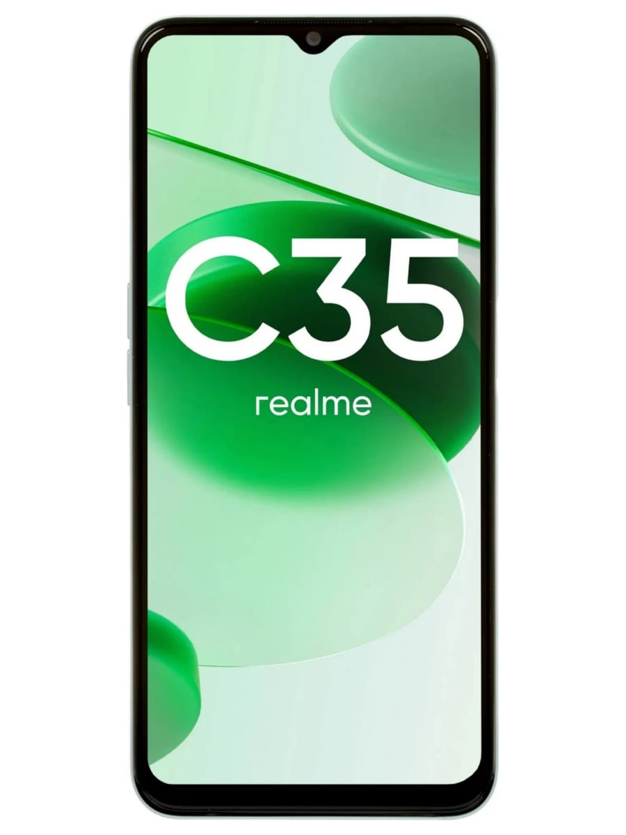 Realme С35 4/64 Гб (Зеленый): купить по выгодной цене в интернет-магазине  Мобиком.ру – описание Realme С35 4/64 Гб (Зеленый), фото, отзывы