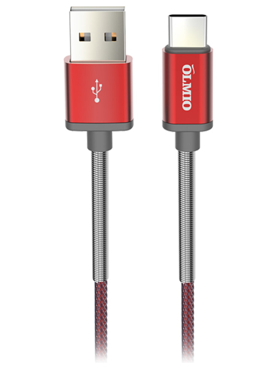 Кабель USB - Type-C HD OLMIO 1.2м, 2.1A