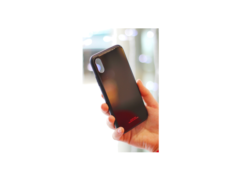 Клип-кейс iPhone XS MAX Glass Черный
