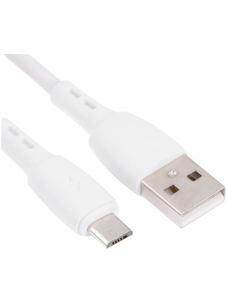 Кабель USB - micro USB Carmega 1.0 м Белый