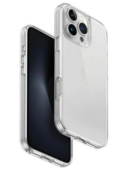 Клип-кейс для iPhone 16 Pro Max UNIQ Hybrid Air Fender Прозрачный